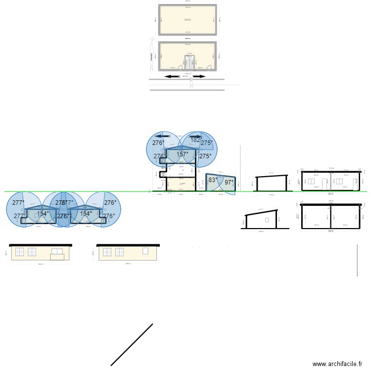 mg standing plan coup. Plan de 12 pièces et 191 m2