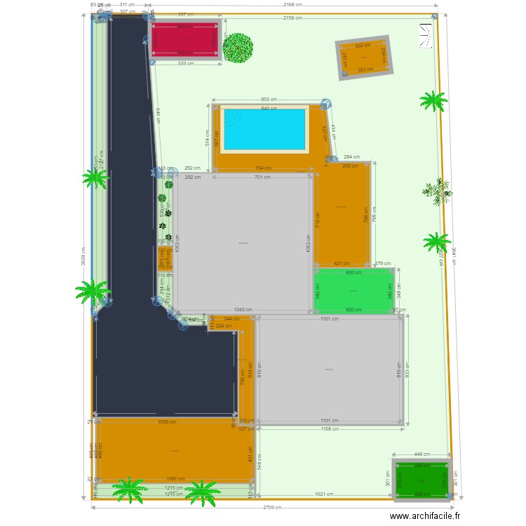 Plan terrain. Plan de 0 pièce et 0 m2