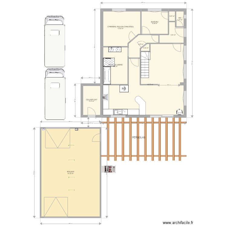 2022EOM3602 - GLAISE. Plan de 23 pièces et 230 m2