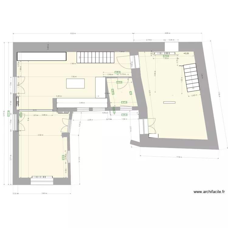 Maison 4. Plan de 