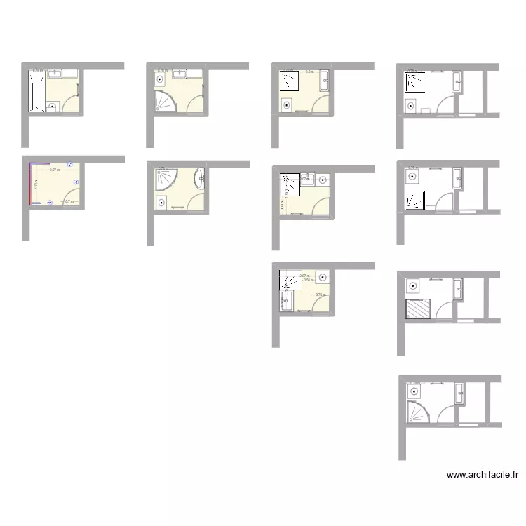 Les Remparts_SDB. Plan de 7 Pièces et 25 m² Les Remparts_SDB. Plan de 7 Pièces et 25 m²