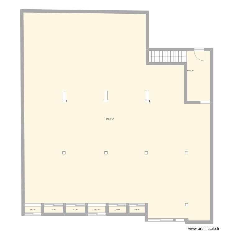 Ravine Glissante. Plan de 8 pièces et 290 m2