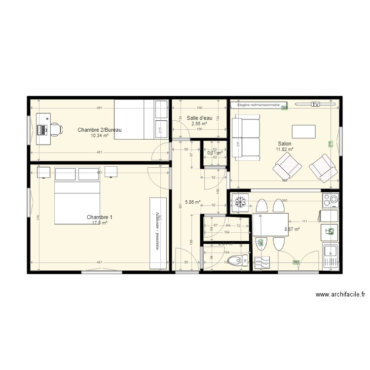 Ste Madeleine VARIANTE5. Plan de 0 pièce et 0 m2