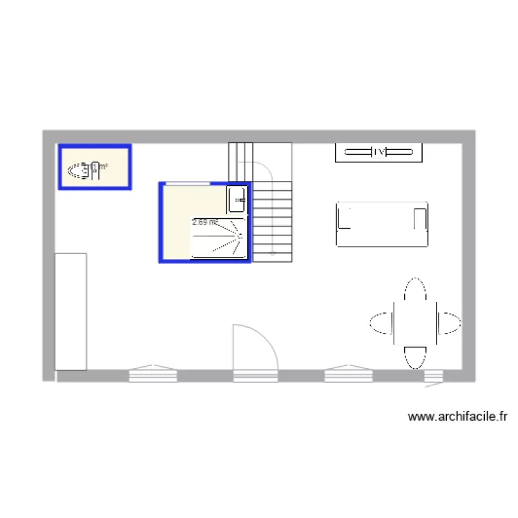 Maison Trebeurden. Plan de 