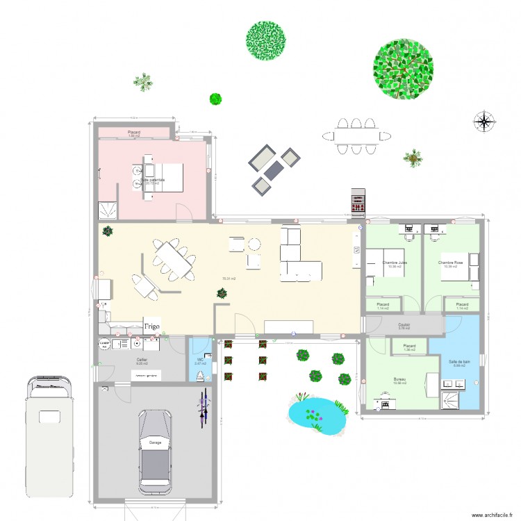 Maison future. Plan de 0 pièce et 0 m2