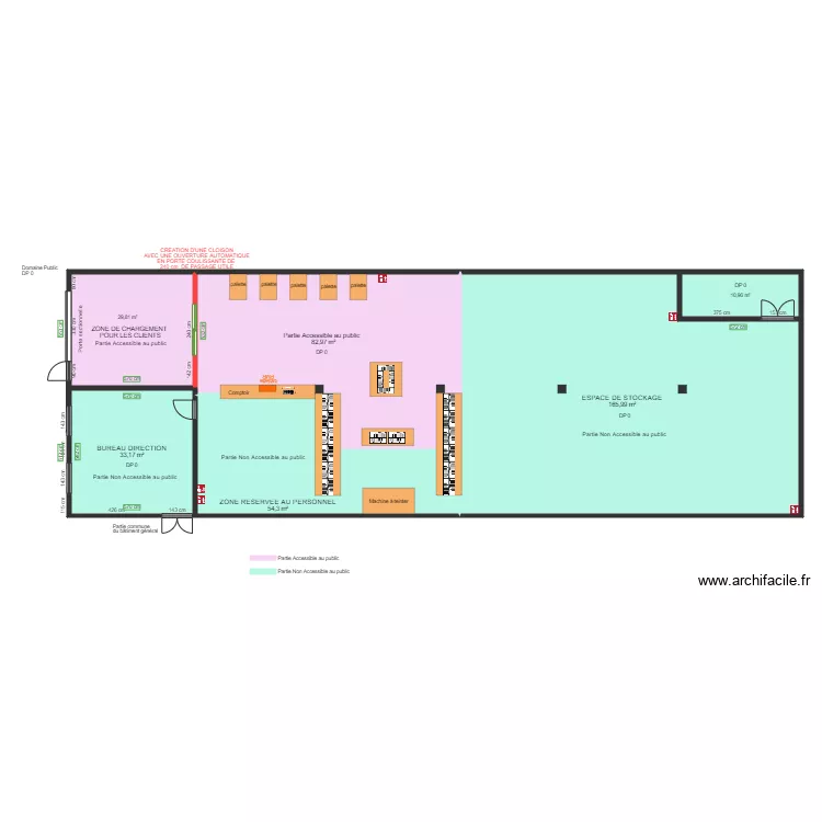 JULONI APRES TRAVAUX. Plan de 