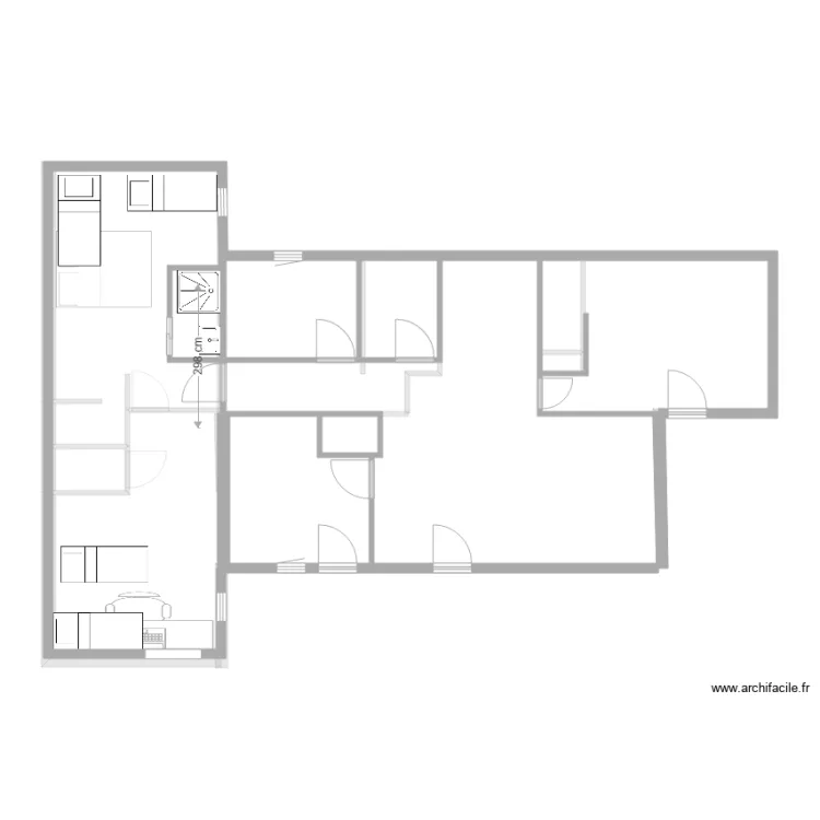 sous sol vierge. Plan de 