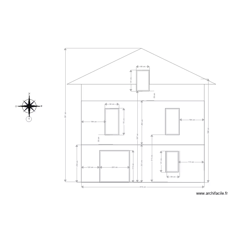 Mams Façade Sud 01. Plan de Mams Façade Sud 01. Plan de