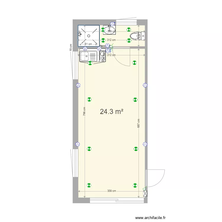 SALLEE STD ELEC. Plan de 