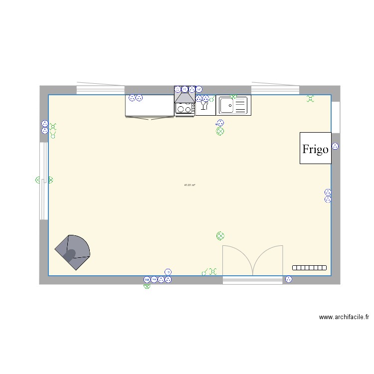 Touraille. Plan de 0 pièce et 0 m2