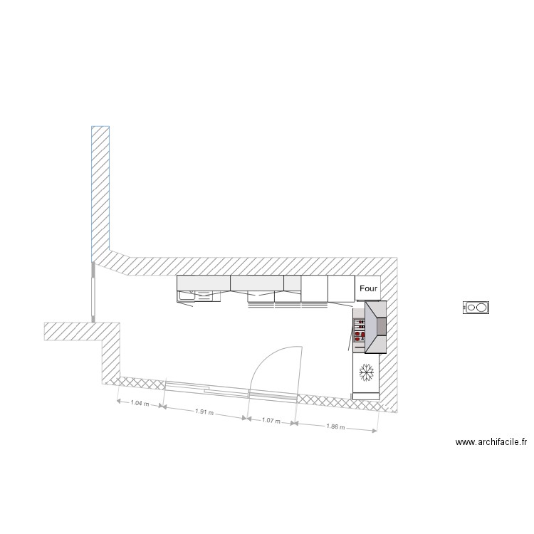 CUISINE pour Anne suite 1. Plan de 0 pièce et 0 m2