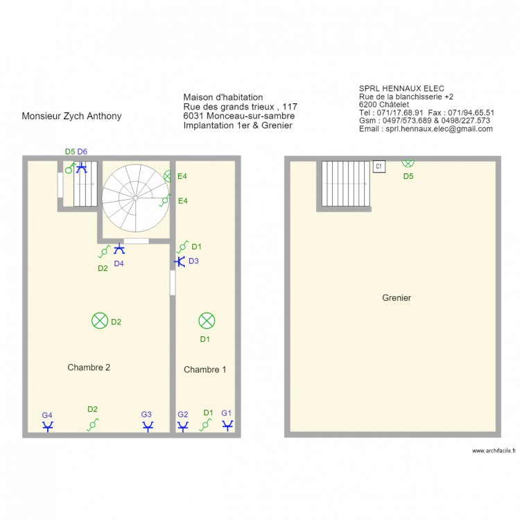 Zych 2. Plan de 0 pièce et 0 m2