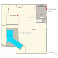 plan de masse portet Divis&eacute; Section BV 266  266bis V3