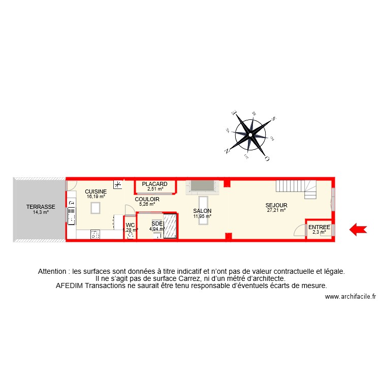 BI 7299 RDC. Plan de 0 pièce et 0 m2