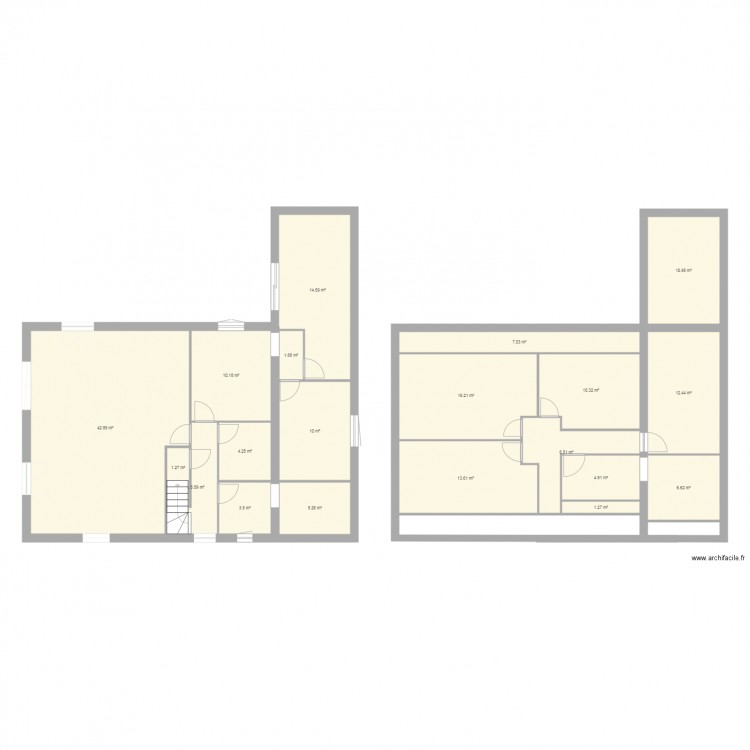 casa. Plan de 0 pièce et 0 m2