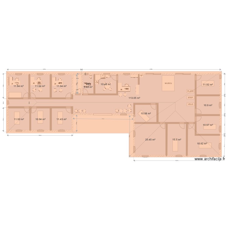 PLAN CABINET 3. Plan de 0 pièce et 0 m2