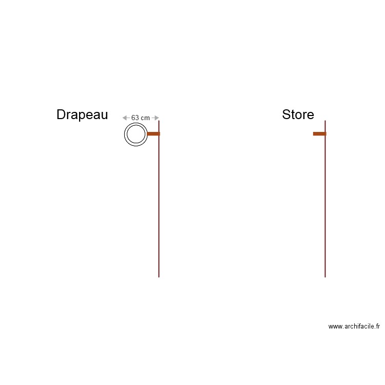 Grain de café  Plan de coupe. Plan de 0 pièce et 0 m2