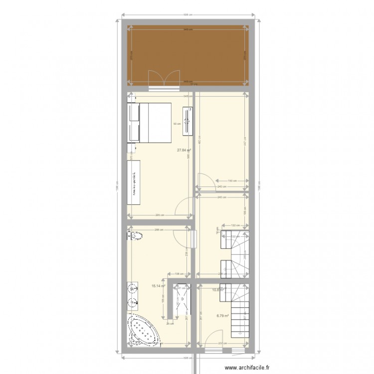 Appart Bel Etage RDC 1ier v3. Plan de 0 pièce et 0 m2