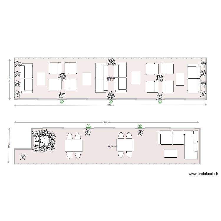 Terrasse Northrop et Johnson Monaco. Plan de 0 pièce et 0 m2