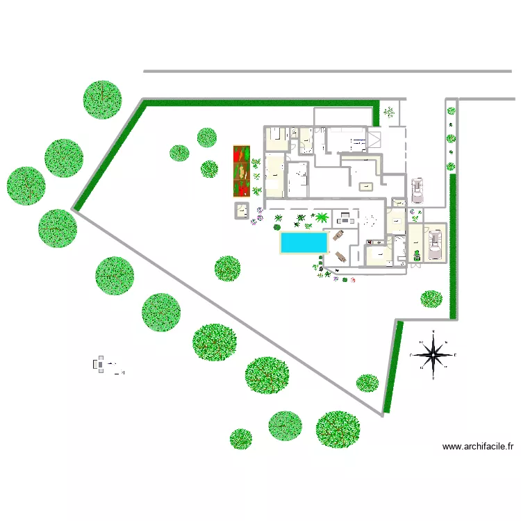 MAISON SAINT AVIT ETAGE. Plan de 