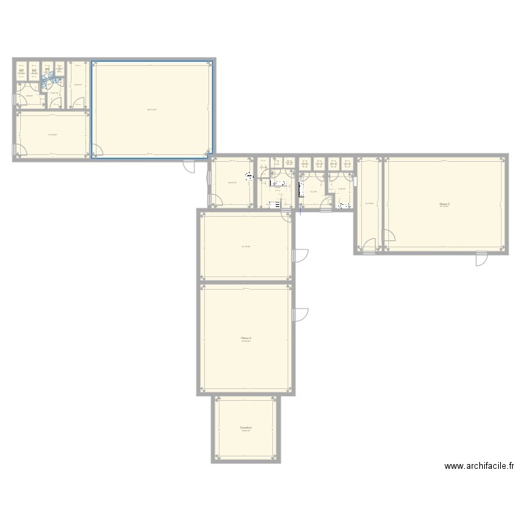 plan de masse projet sanitaire. Plan de 0 pièce et 0 m2