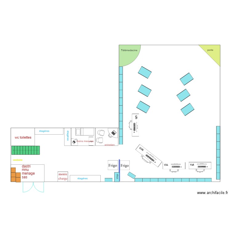 PHARMA INTERNE. Plan de 0 pièce et 0 m2