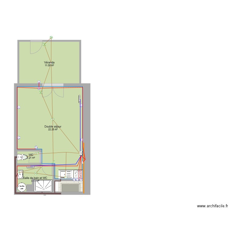 Log 01. Plan de 0 pièce et 0 m2