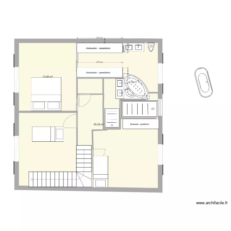 MALMOUSQUE RENO pour laura. Plan de 