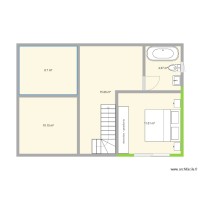 plano casa 2 pisos 9 x 6 mts planta 2
