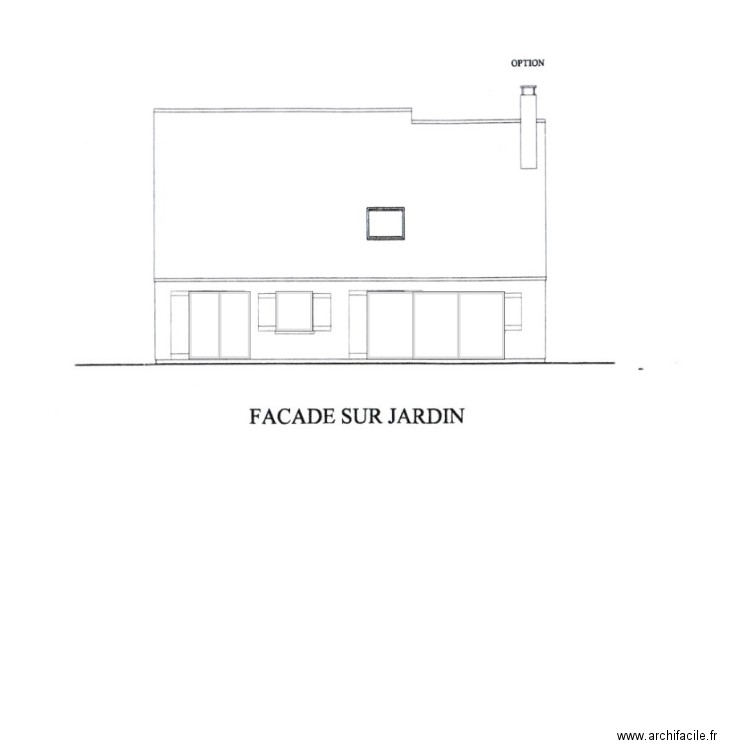 Matthias Facade EST. Plan de 0 pièce et 0 m2