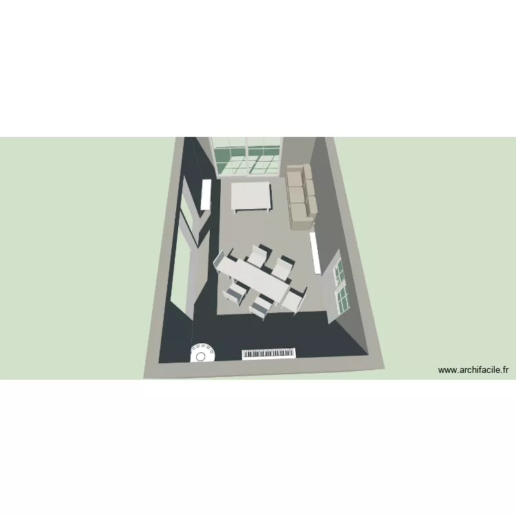 SALON NOUS. Plan de 1 et 27 m² SALON NOUS. Plan de 1 et 27 m²