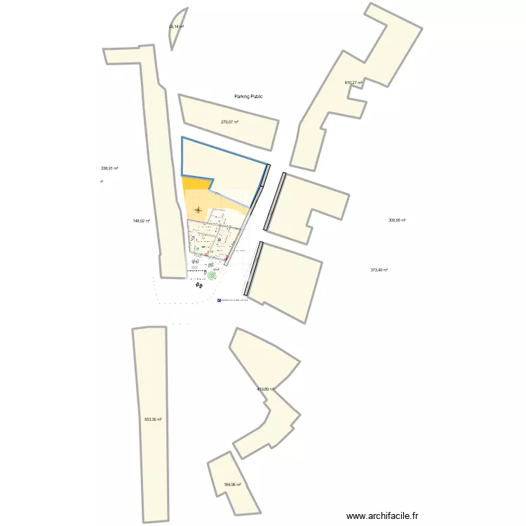 arcole exterieur. Plan de 