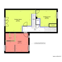P1.2 PLAN ETAGE 1 CLOISONS MODIFIEES - PROJET SONNEVILLE