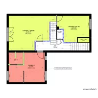 P1.2 PLAN ETAGE 1 CLOISONS MODIFIEES - PROJET SONNEVILLE