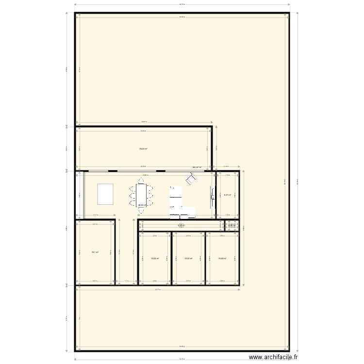 RP 95m2. Plan de 0 pièce et 0 m2