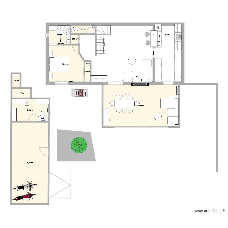 plan maison. Plan de 0 pièce et 0 m2