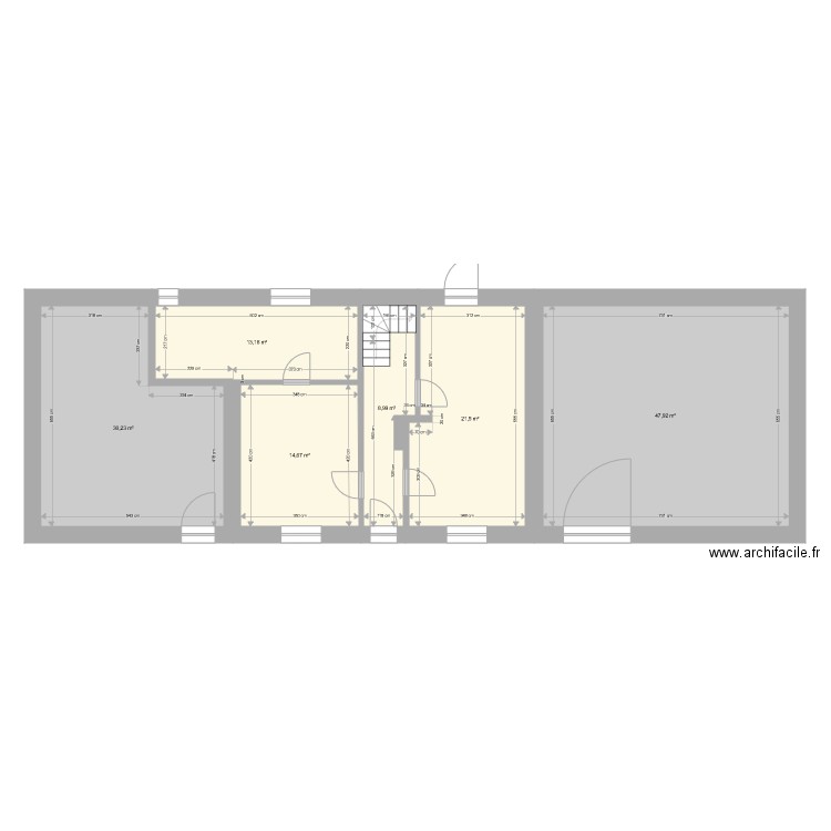 bonnes mesures. Plan de 0 pièce et 0 m2