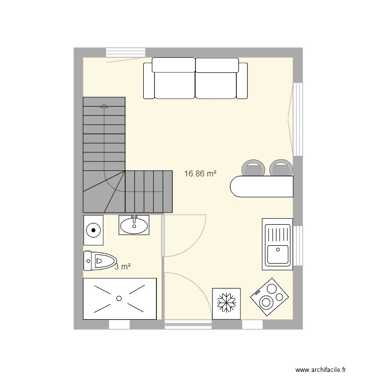 CHALET RDC4. Plan de 0 pièce et 0 m2