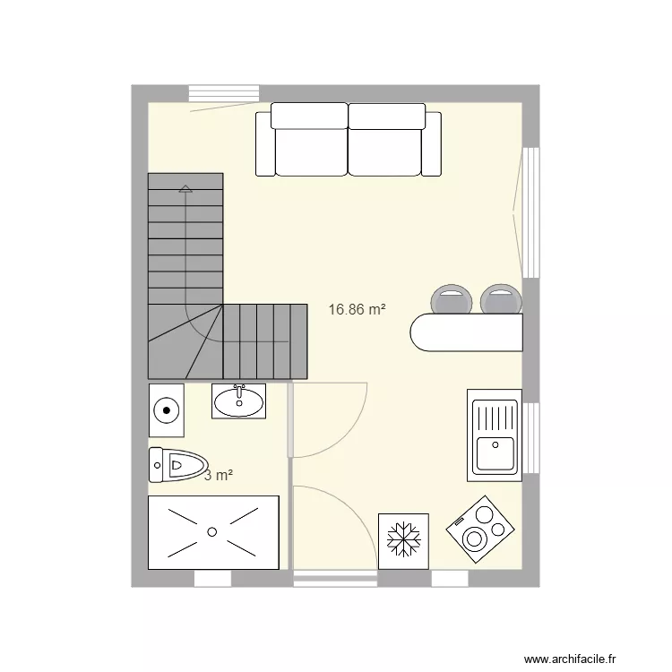 CHALET RDC4. Plan de 