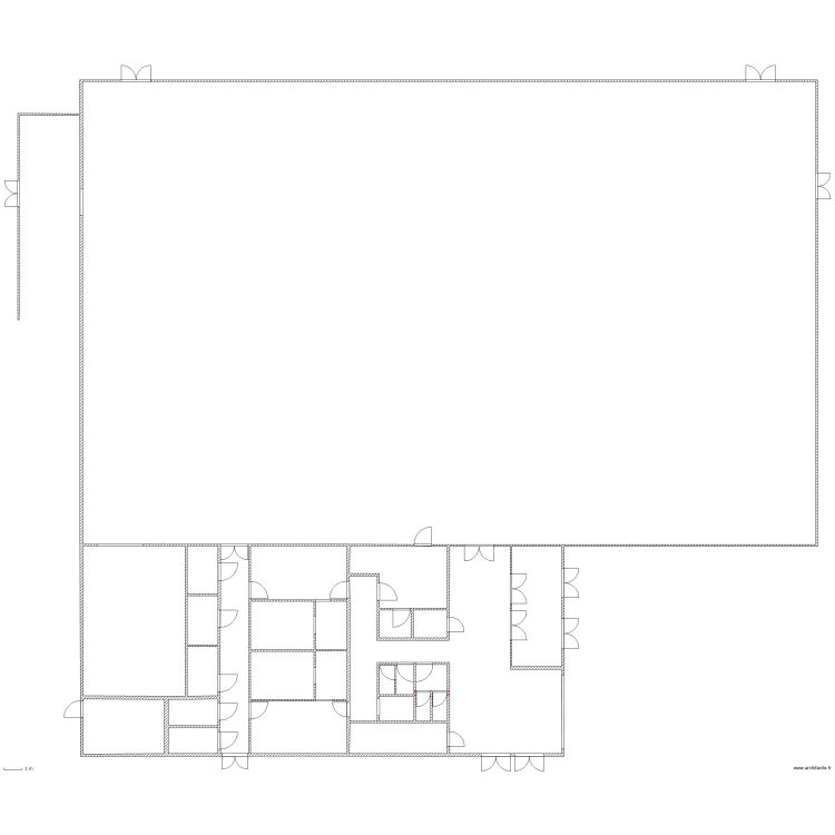 SALLE DU MONT SOLEIL ACTUEL. Plan de 