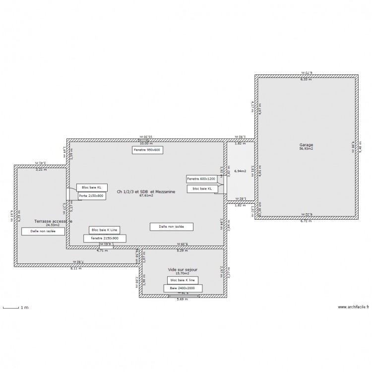  RAF Etage. Plan de 0 pièce et 0 m2