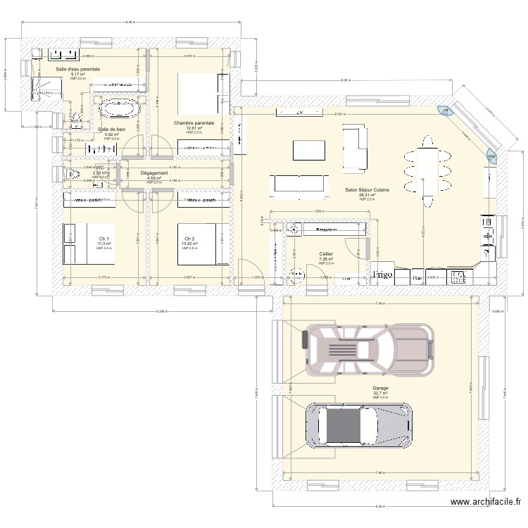 Odos projet 2. Plan de 0 pièce et 0 m2