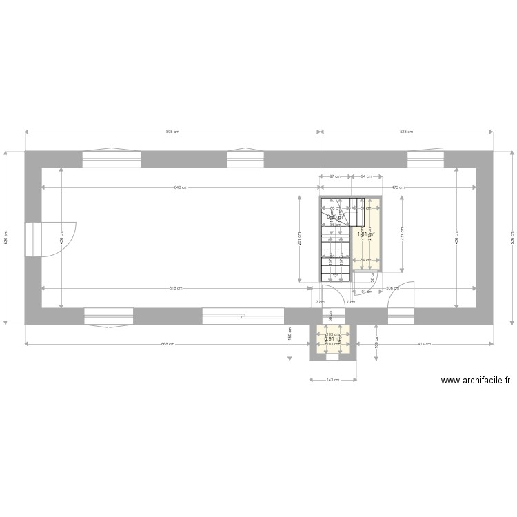 PLAN RDC GOUILLARD PROJET V1 COTE. Plan de 0 pièce et 0 m2