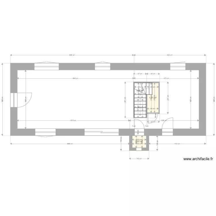 PLAN RDC GOUILLARD PROJET V1 COTE. Plan de 