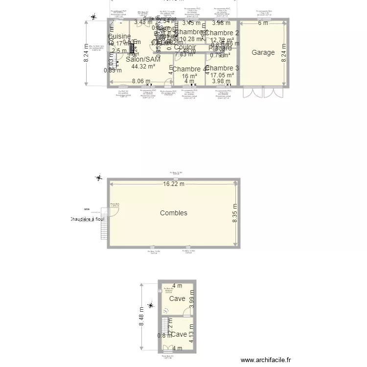 BERTHON Catherine. Plan de 
