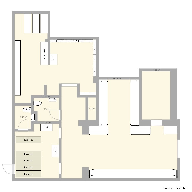 airelles 2. Plan de 0 pièce et 0 m2