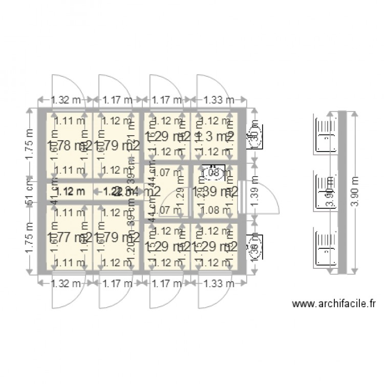 Sanitaires camping 2. Plan de 0 pièce et 0 m2