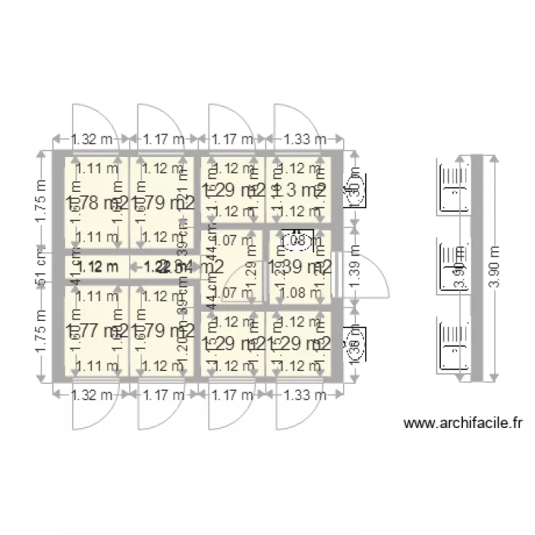 Sanitaires camping 2. Plan de 