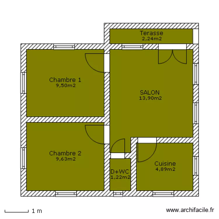 R 1 B&acirc;timent ENS. Plan de 