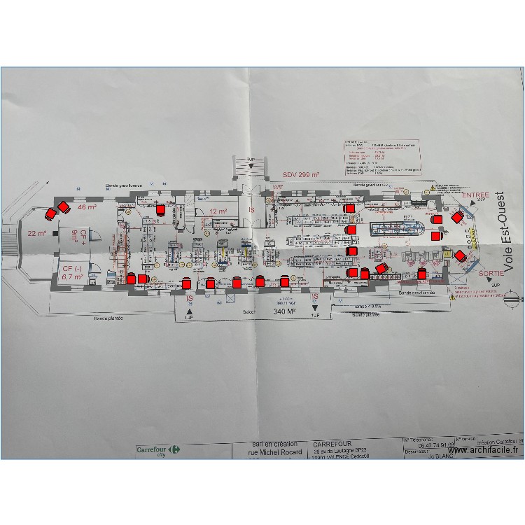 CARREFOUR CITY CLERMONT ROCARD . Plan de 0 pièce et 0 m2